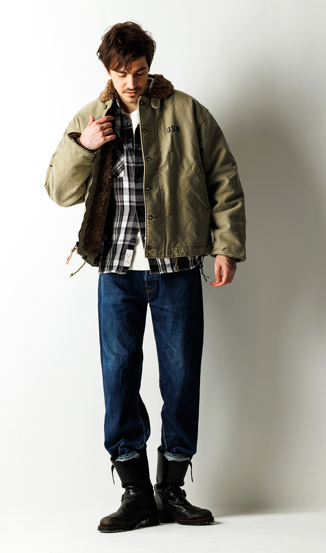 N-1 DECK JACKET USED MODEL ｜ HOUSTON-BOOK