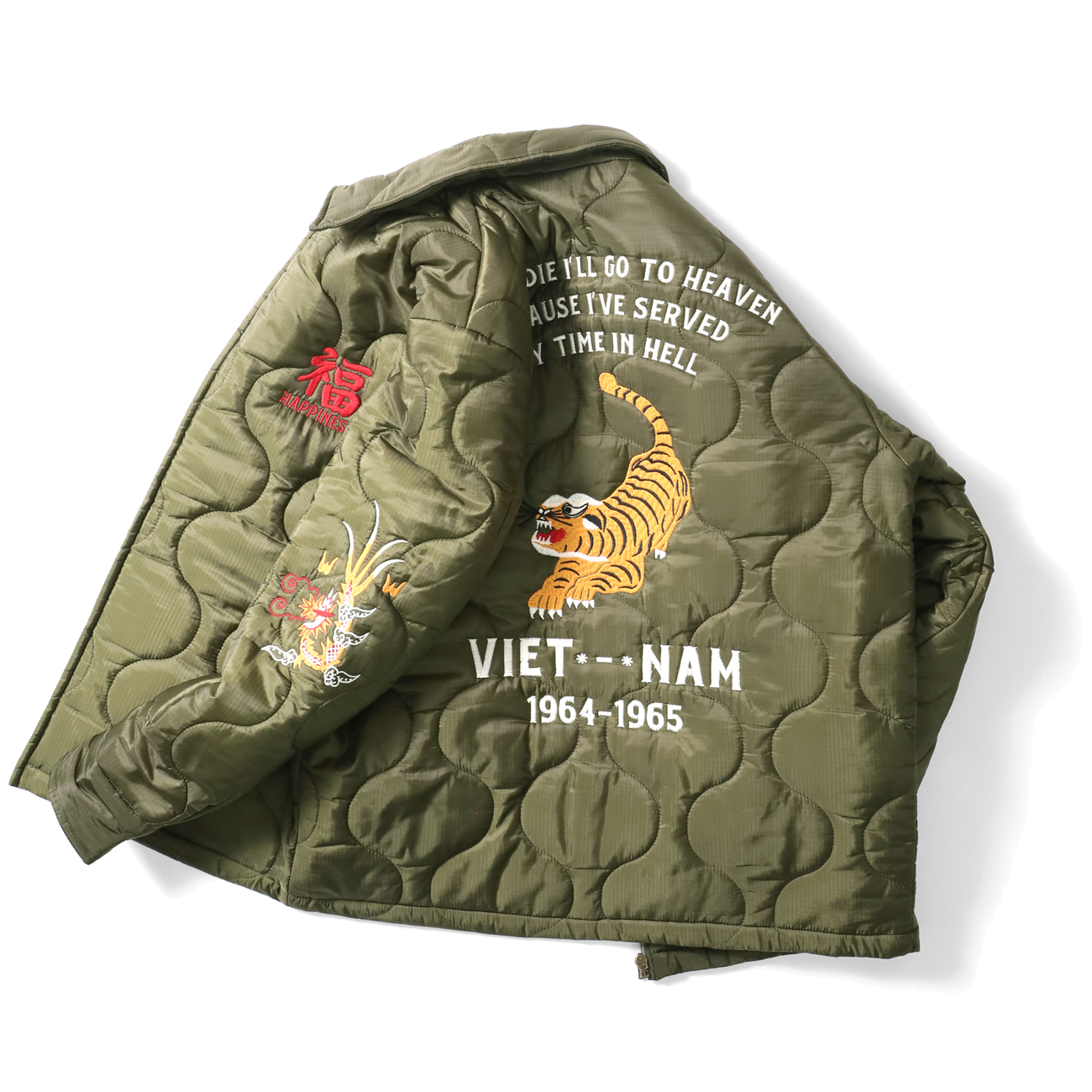 コットン製も良いけれど、キルティング製の『ベトナムジャケット
