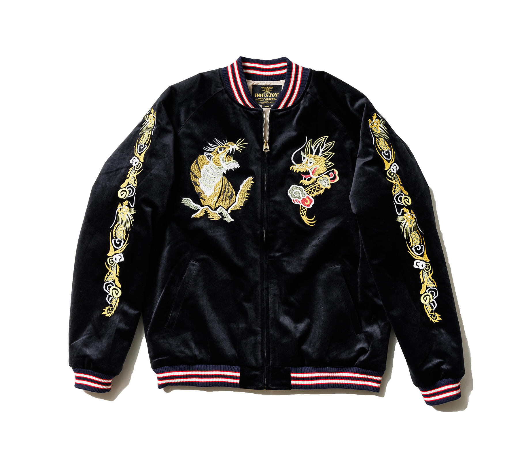 VELVETEEN SOUVENIR JACKET (TIGER・DRAGON) - HOUSTON-BOOK