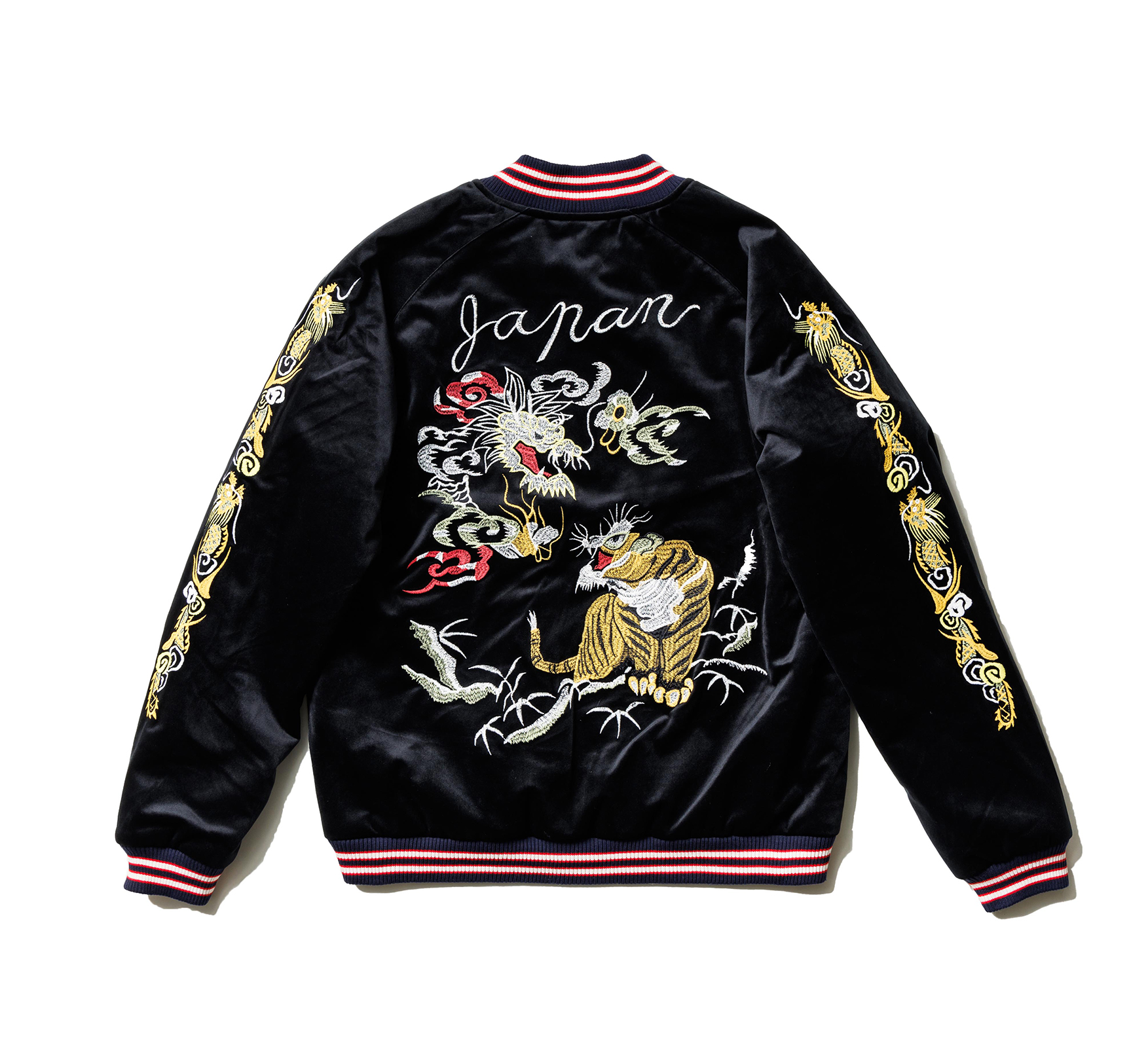 VELVETEEN SOUVENIR JACKET (TIGER・DRAGON) - HOUSTON-BOOK